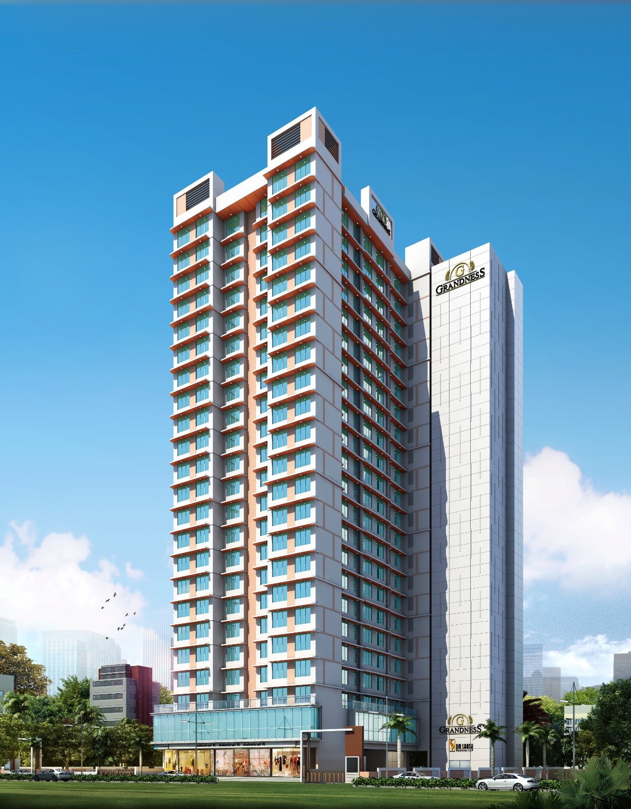 Grandness redevelopment tower day render